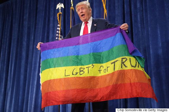 同性婚は違憲 と主張するトランプ氏 なぜかレインボー フラッグでlgbt擁護をアピール ハフポスト