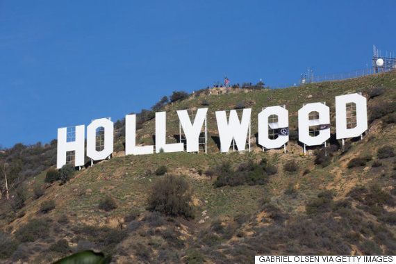 ハリウッドサインが一夜にして ハリウィード に 大麻支持者の仕業 画像 ハフポスト