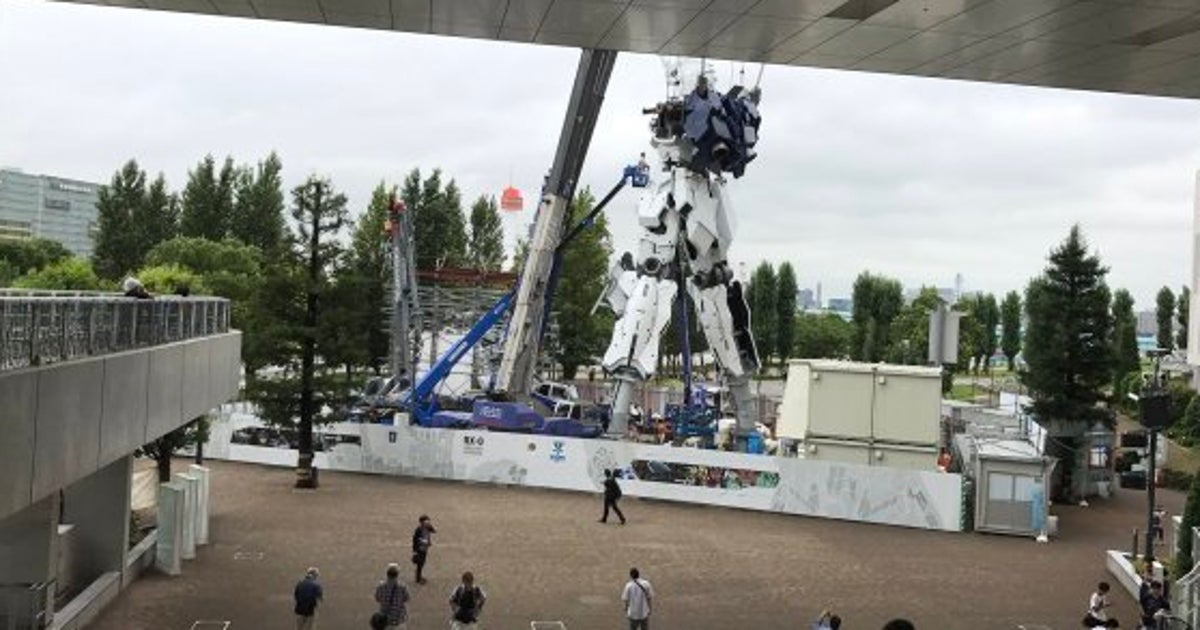 お台場にガンダムが帰ってきた 実物大 ユニコーンガンダム 組み立てが進む 画像集 ハフポスト