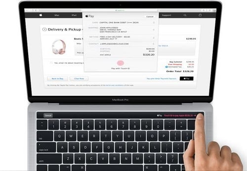 新MacBook Proの公式画像が流出。指紋センサーと「タッチ画面