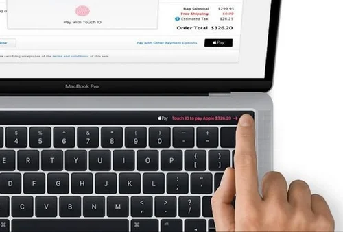 新MacBook Proの公式画像が流出。指紋センサーと「タッチ画面