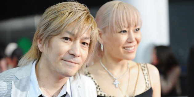 SAITAMA, JAPAN - MAY 31: Musicians Tetsuya Komuro (L) and KEIKO walk the red carpet during the MTV Video Music Awards Japan 2008 at the Saitama Super Arena on May 31, 2008 in Saitama, Japan. (Photo by Jun Sato/WireImage) *** Local Caption ***