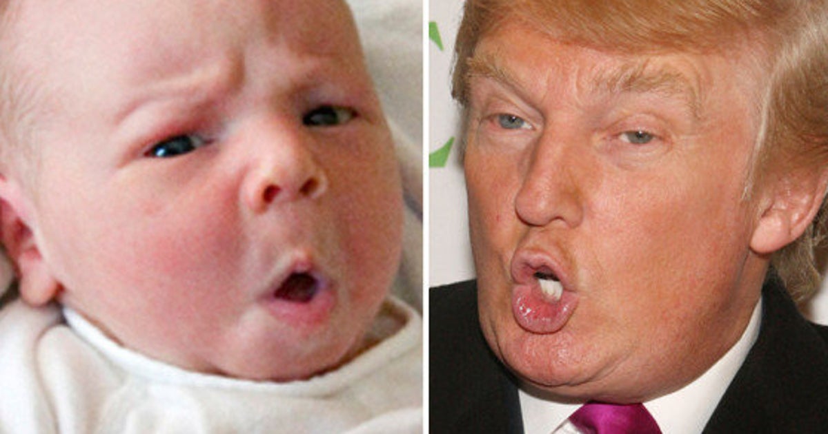 赤ちゃんが力んでいる顔は ドナルド トランプ氏に似ている 比較画像 ハフポスト