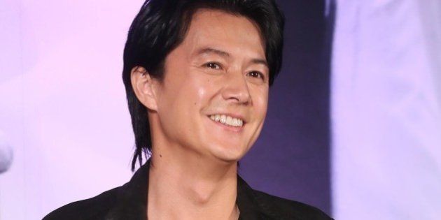 TAIPEI,CHINA - FEBRUARY 25:Japanese singer Fukuyama Masaharu attends his concert press conference on Tuesday February 25,2014 in Taipei,China.(Photo by TPG/Getty Images)