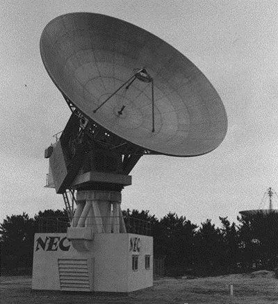 東京1964年オリンピック・パラリンピックで電波を送ったパラボラアンテナ