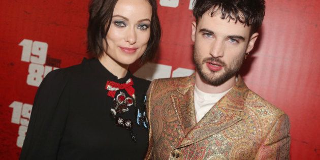 NEW YORK, NY - JUNE 22: Olivia Wilde and Tom Sturridge pose at the opening night party for '1984' on Broadway at The Lighthouse at Chelsea Piers on June 22, 2017 in New York City. (Photo by Bruce Glikas/Bruce Glikas/FilmMagic)