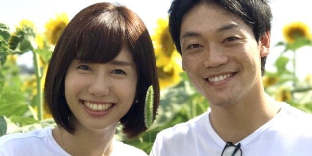 山崎夕貴アナ とくダネ で 人妻になりました 夫 おばたのお兄さんのサプライズに笑顔 ハフポスト