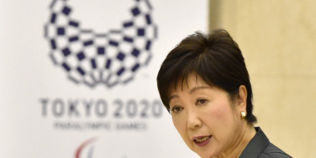 Tokyo Governor Yuriko Koike delivers a speech at the beginning of the metropolitan government reform headquarters meeting in Tokyo on September 29, 2016. / AFP / KAZUHIRO NOGI (Photo credit should read KAZUHIRO NOGI/AFP/Getty Images)