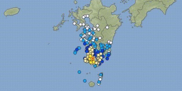地震情報 鹿児島市で震度5強 震源地は鹿児島湾 ハフポスト