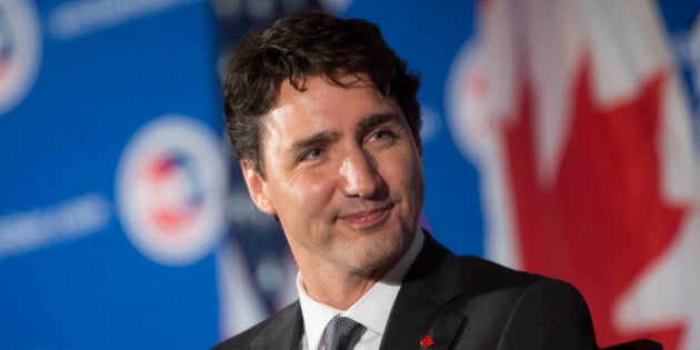 WASHINGTON, DC - MARCH 31:Canadian Prime Minister Justin Trudeau speaks at the U.S. Chamber of Commerce, March 31, 2016 in Washington, DC. Trudeau participated in a panel conversation titled 'Growing Canada's economy and the North American relationship.' (Photo by Drew Angerer/Getty Images)