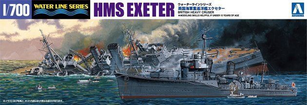 「限定 英国海軍 重巡洋艦 エクセター スラバヤ沖海戦」のパッケージ