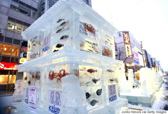 さっぽろ雪まつり 魚氷 展示中止を検討 氷漬けリンク 批判の影響で ハフポスト