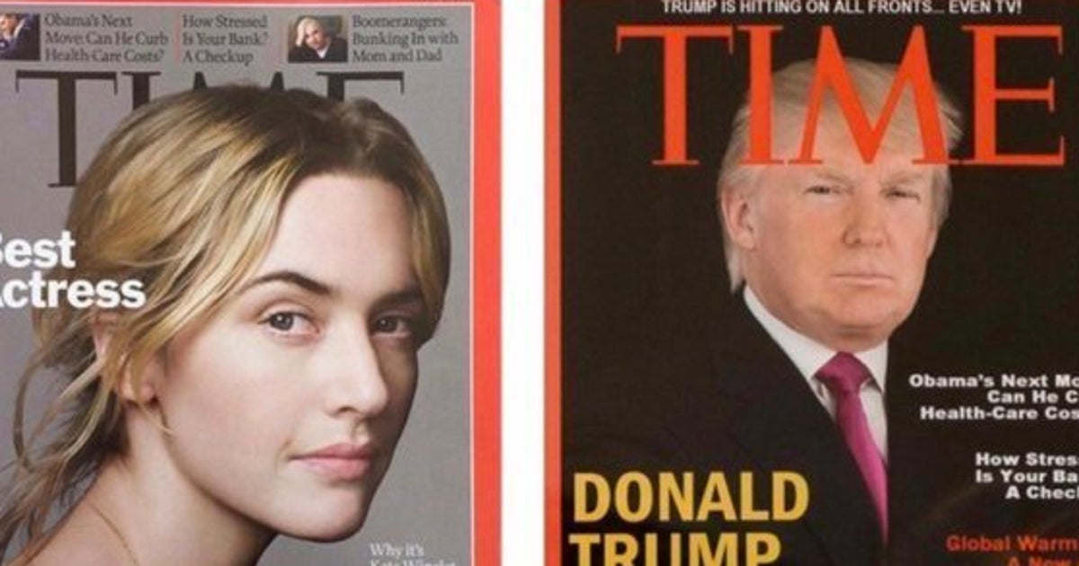 トランプ大統領 偽の Time 表紙をゴルフ場に飾る フェイク画像作成サイトと同じバーコードが ハフポスト