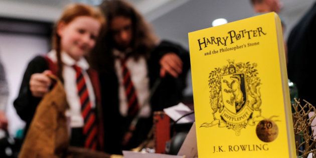 Harry Potter fans attend an anniversary presentation at Waterstones bookshop in London, Britain June 26, 2017. REUTERS/Eddie Keogh