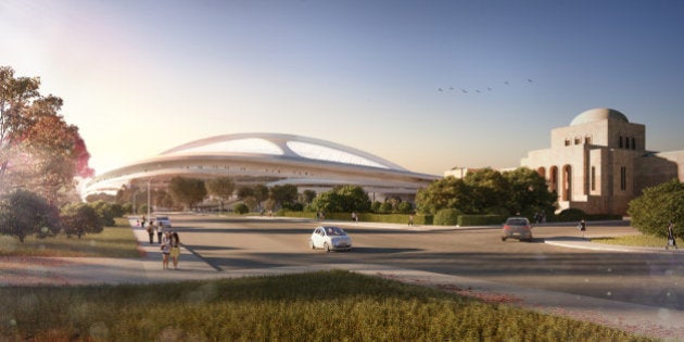 新国立競技場 ザハ ハディドの設計チームはキールアーチ変更も提案していた ハフポスト