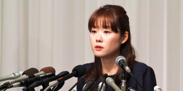 Haruko Obokata, a researcher at Riken research institution, attends a news conference in Osaka, Japan, on Wednesday, April 9, 2014. Japans Riken research center said on April 1 some data were falsified in a pair of studies that had outlined a simpler, quicker way of making stem cells. Obokata, who had led the studies, told reporters today she was able to replicate STAP stem cells more than 200 times. Photographer: Tetsuya Yamada/Bloomberg via Getty Images