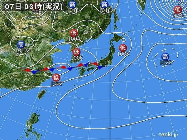 5月7日の天気 本州 雷を伴って非常に激しく降り大雨となるおそれ ハフポスト