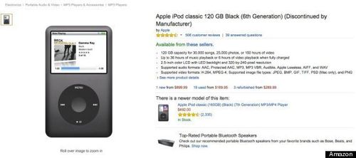 iPod classic、販売終了後に価格高騰 数倍の値段でも買う理由は？ | ハフポスト NEWS