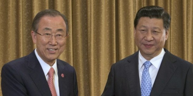 潘基文 国連事務総長 中国の抗日式典に出席へ 日本の反応は ハフポスト