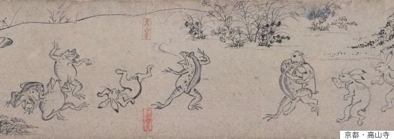 鳥獣戯画 の絵順が違っていたと判明 本当はどういう順番だった 画像 ハフポスト