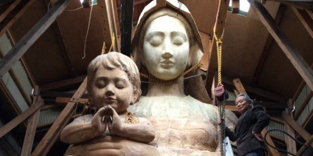 34年かけて制作した巨大マリア像の寄贈 南島原市が拒否する ハフポスト