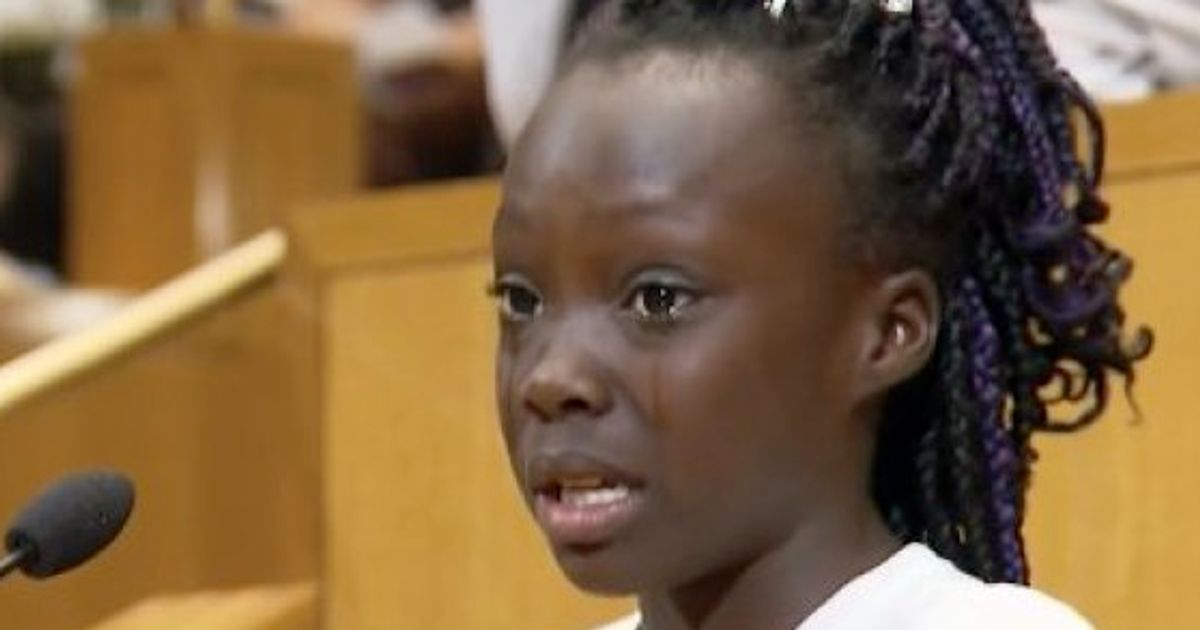 9歳の少女 射殺事件に涙の抗議 黒人だからこんな思いをするのは おかしい スピーチ全文 ハフポスト