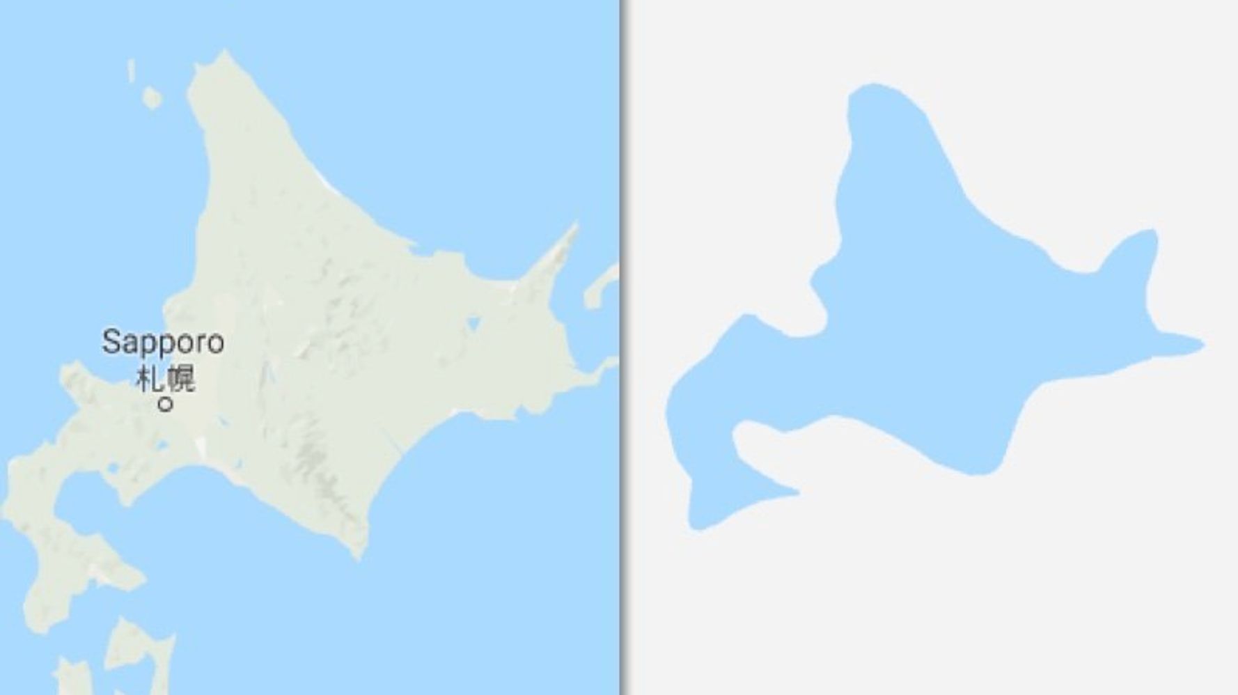 北海道の中に北海道があった Google Map上の謎の地形に隠された悲しいストーリー ハフポスト