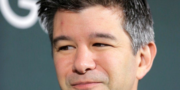 Chief Executive Officer of Uber Travis Kalanick arrives at the Google, HBO and the Smithsonianâs American Art Museum âCelebration of Creativityâ cocktail party to celebrate the White House Correspondents Association dinner weekend in Washington, U.S., April 29, 2016. REUTERS/Joshua Roberts