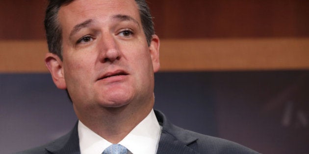 WASHINGTON, DC - SEPTEMBER 20: Sen. Ted Cruz (R-TX) speaks during a news conference about military assistance to Israel at the U.S. Capitol September 20, 2016 in Washington, DC. Sen. Lindsey Graham (R-SC) is threatening to stall approval of an agreement on military assistance between the U.S. and Israel by introducing legislation that would boost the aid above what the countries agreed on. (Photo by Chip Somodevilla/Getty Images)