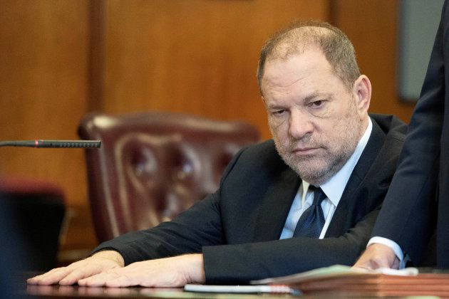 Film producer Harvey Weinstein inside Manhattan Criminal Court during his arraignment in Manhattan in New York, U.S., June 5, 2018. Steven Hirsch/Pool via REUTERS