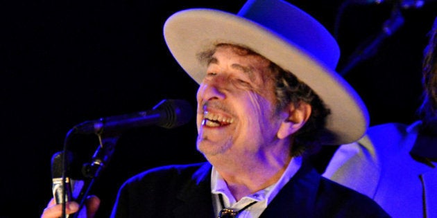 U.S. musician Bob Dylan performs during on day 2 of The Hop Festival in Paddock Wood, Kent on June 30th 2012. REUTERS/Ki Price/File photo TPX IMAGES OF THE DAY