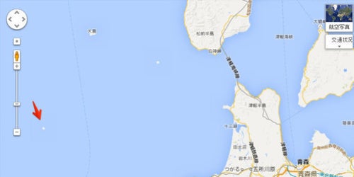 日本海の「謎の島」Google マップから消える 青森県沖の絶海の孤島