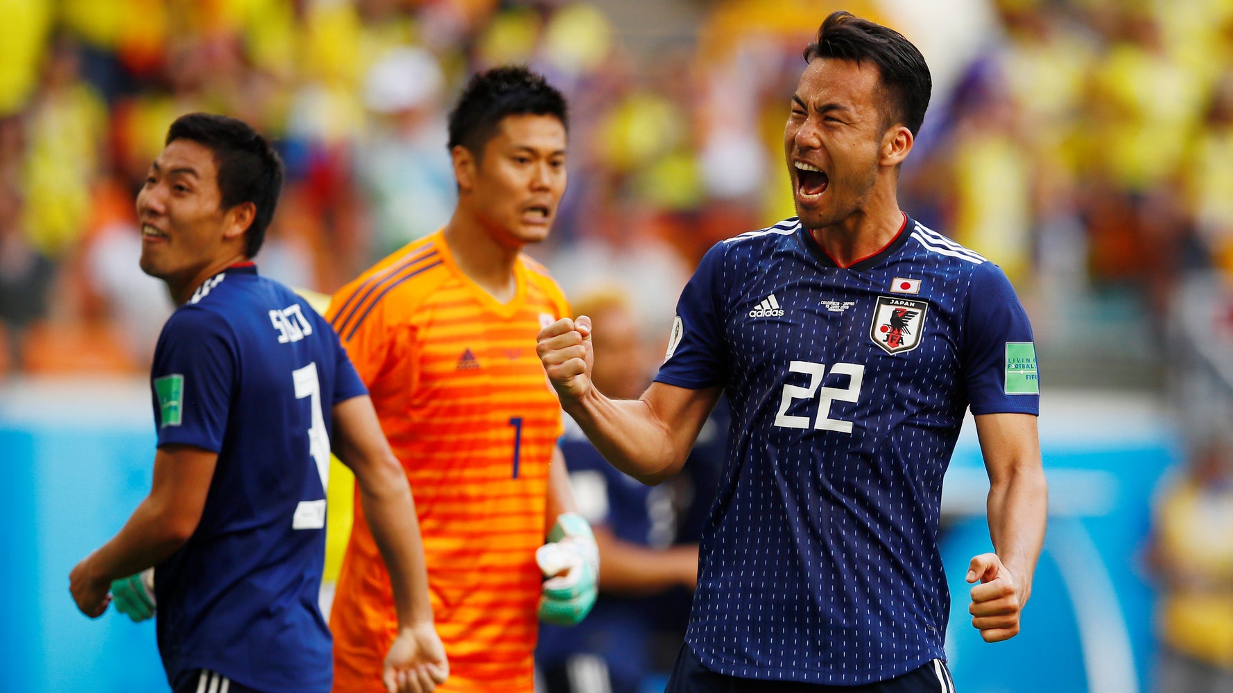 ワールドカップ 日本がコロンビアに勝利 香川と大迫がゴール決める ハフポスト News