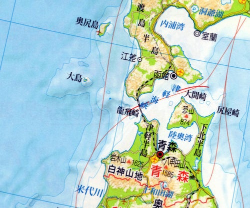 実在しない島」を8年間掲載。大学生の指摘で二宮書店が地図を修正