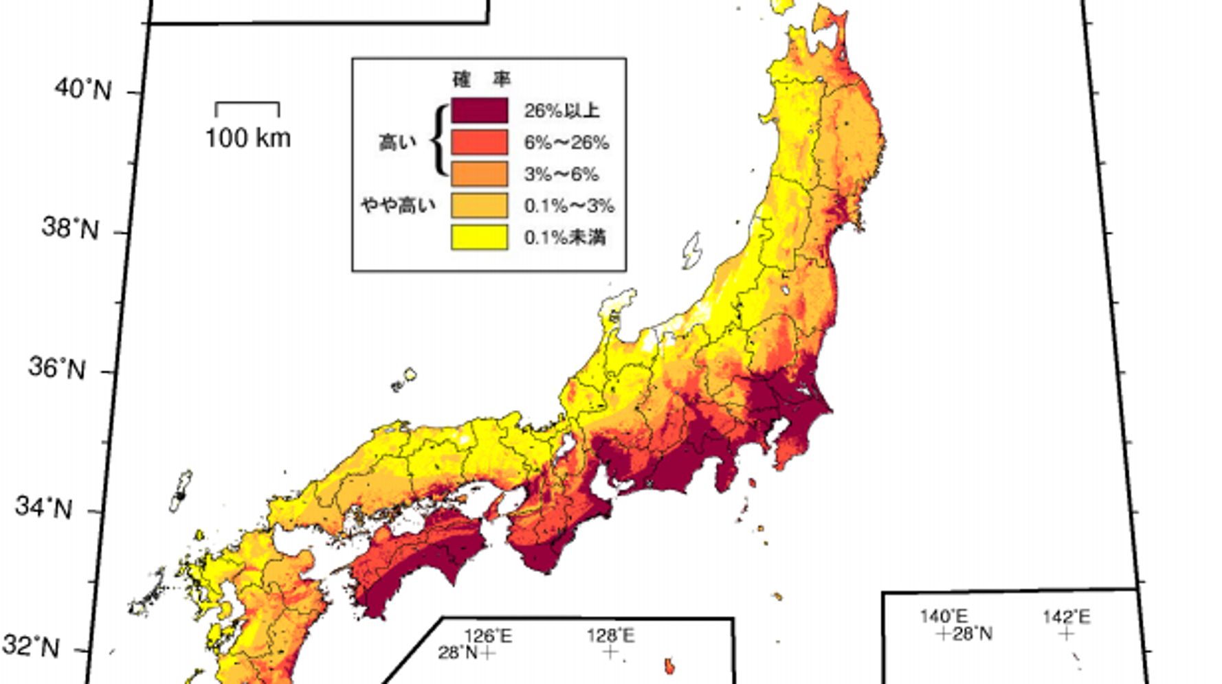 震度6弱以上の地震予測 日本地図に当てはめると 千葉市85 横浜市82 ハフポスト