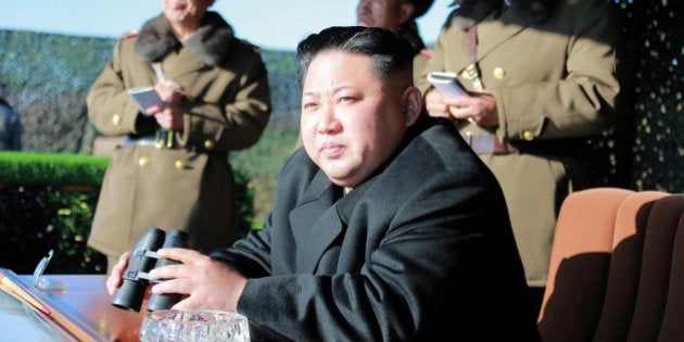 North Korean leader Kim Jong Un guides the combat drill of the service personnel of the special operation battalion of KPA Unit 525 in this undated photo released by North Korea's Korean Central News Agency (KCNA) in Pyongyang on December 11, 2016. KCNA via REUTERS ATTENTION EDITORS - THIS IMAGE WAS PROVIDED BY A THIRD PARTY. EDITORIAL USE ONLY. REUTERS IS UNABLE TO INDEPENDENTLY VERIFY THIS IMAGE. NO THIRD PARTY SALES. NOT FOR USE BY REUTERS THIRD PARTY DISTRIBUTORS. SOUTH KOREA OUT.