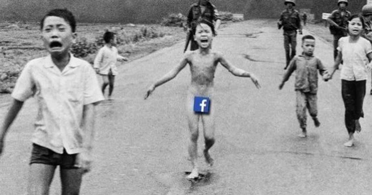 B 写真 ピュリツァー賞の写真を 児童ポルノ として削除 Facebookが検閲撤回へ ハフポスト