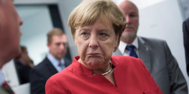 German Chancellor Angela Merkel visits LeibÂ­niz InÂ­stiÂ­tuÂ­te for PlasÂ­ma SciÂ­ence and TechÂ­noÂ­loÂ­gy (INP GreifsÂ­wald) in Greifswald, Germany August 30, 2016. REUTERS/Stefanie Loos