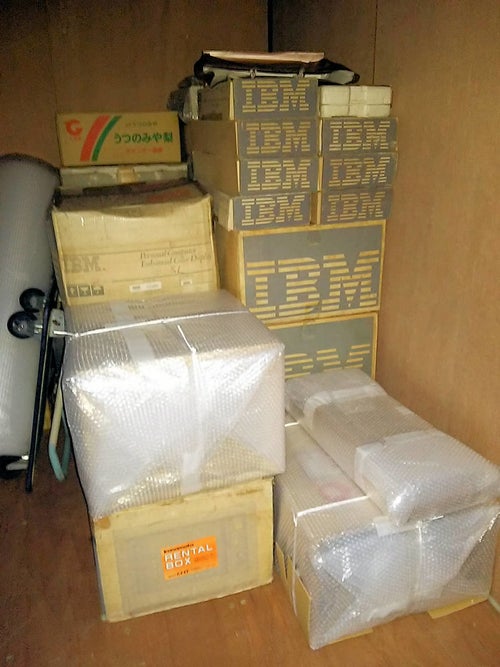 1981年発売の初代IBM PCの未開封品が日本で発掘された