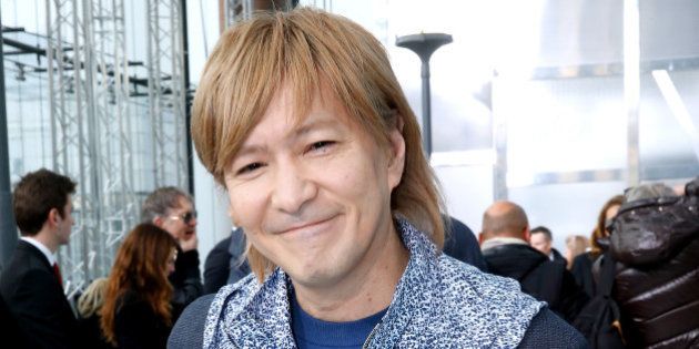 PARIS, FRANCE - JANUARY 22: Musician Tetsuya Komuro attends the Louis Vuitton Menswear Fall/Winter 2015-2016 Show as part of Paris Fashion Week on January 22, 2015 in Paris, France. (Photo by Rindoff/Dufour/Getty Images for Louis Vuitton)
