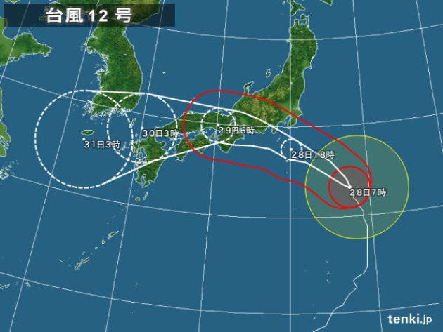 台風12号