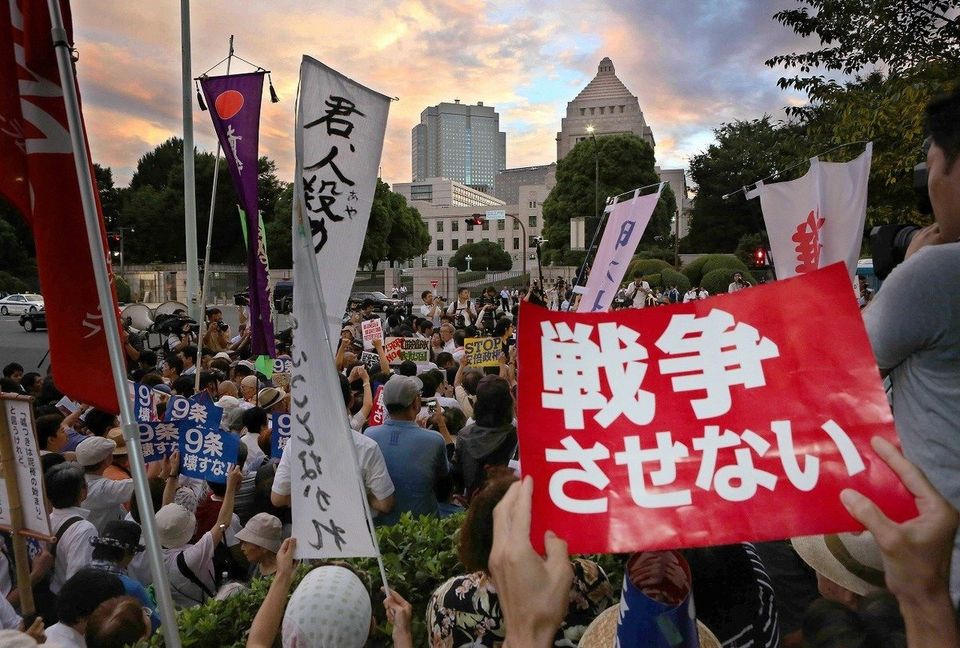 安保法制 強行採決に全国各地で抗議集会 国会前はのべ10万人 画像集 ハフポスト