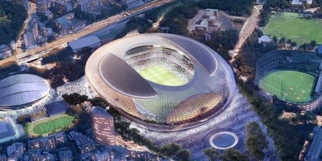 新国立競技場の建設計画、政府が見直しへ アーチ維持案や ...