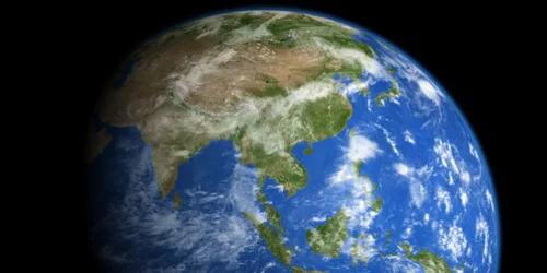 抽象的な地球のパステル画宙花 stock-photo-planet-earth-