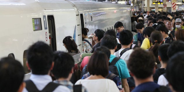 帰省ラッシュの東京駅=2017年8月11日(本文とは関係ありません)