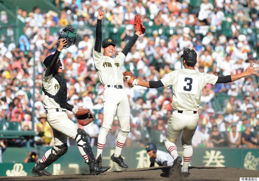 夏の甲子園 作新学院 54年ぶり優勝 北海に集中打で逆転勝利 ハフポスト