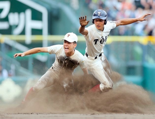 8月16日、3回戦で高岡商と対戦する大阪桐蔭。