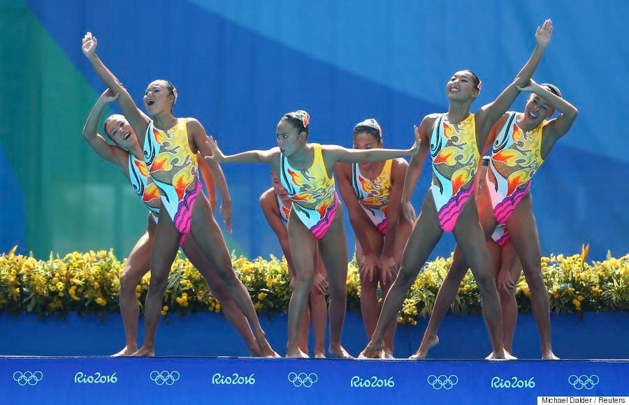 シンクロ 復活の銅 世界で戦うアスリートは8人の美しき女神になった 画像集 リオオリンピック ハフポスト