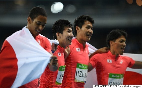 男子400メートルリレー 銀メダル獲得 本当に 最高の日になりました リオオリンピック ハフポスト 男子400メートルリレー 銀メダル獲得 本当に 最高の日になりました リオオリンピック ハフポスト