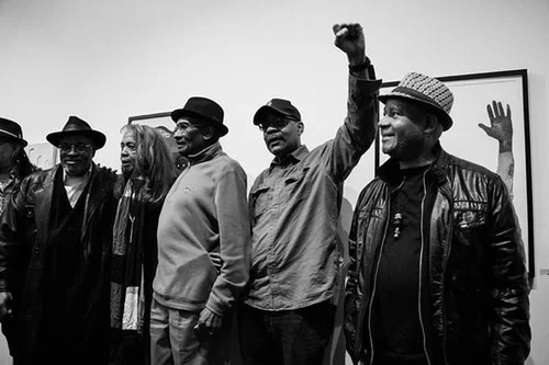 50周年のブラックパンサー党を称えて - 黒人文化の平和を唱える美術